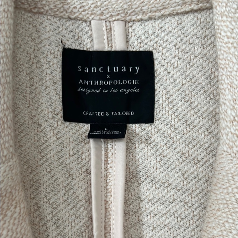 Sanctuary + Anthropologie Cream Bouclé Blazer - Picture 2 of 6
